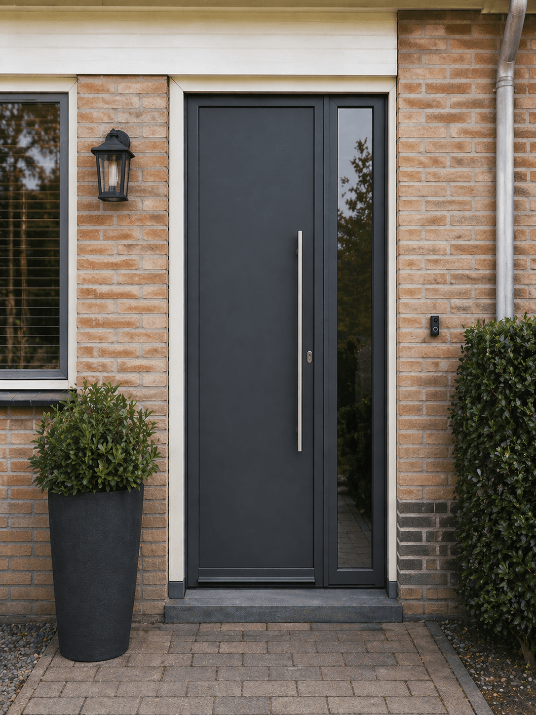 Aluminium Voordeur met zijlicht