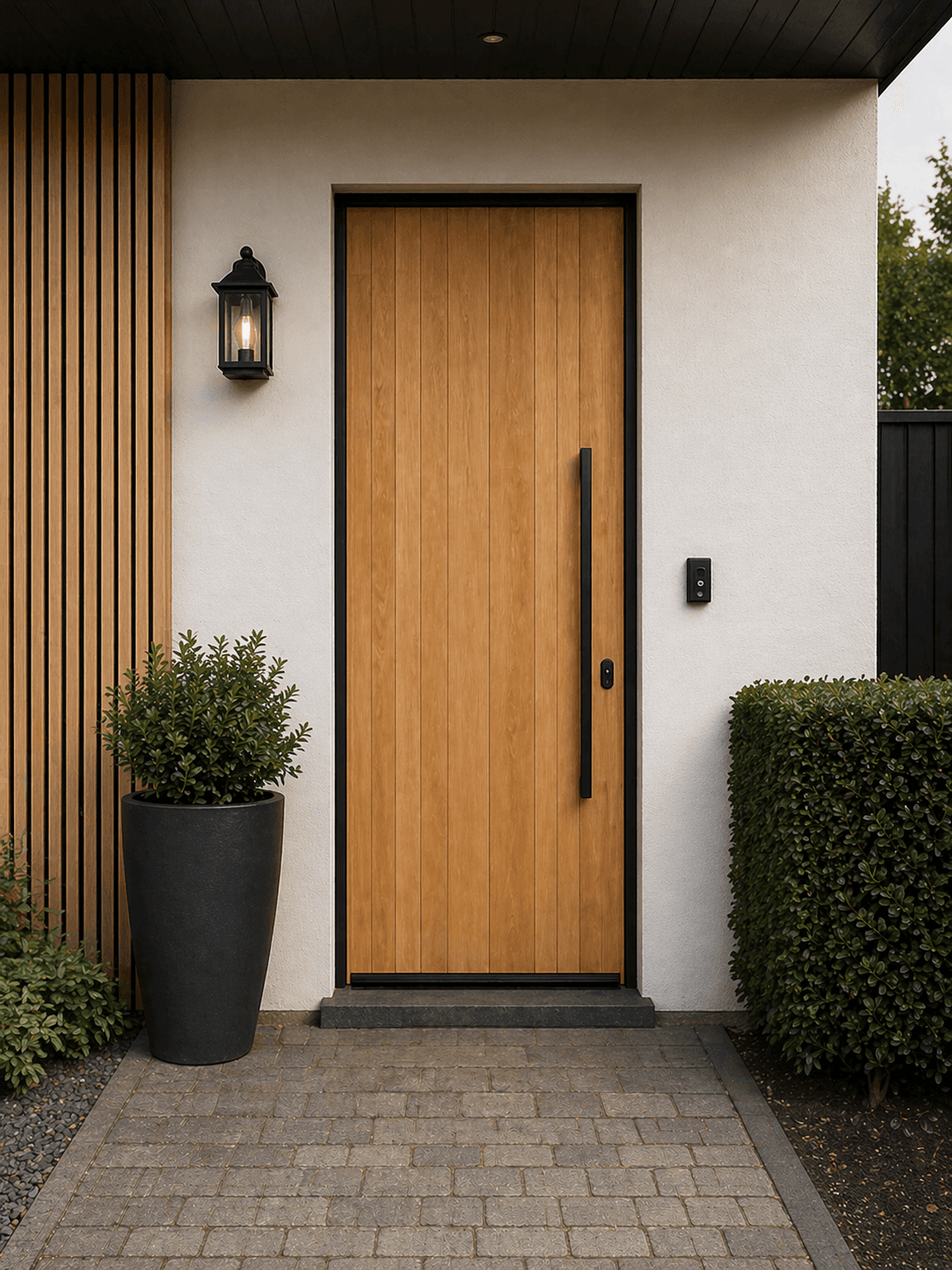 Hout Voordeur enkelvoudig