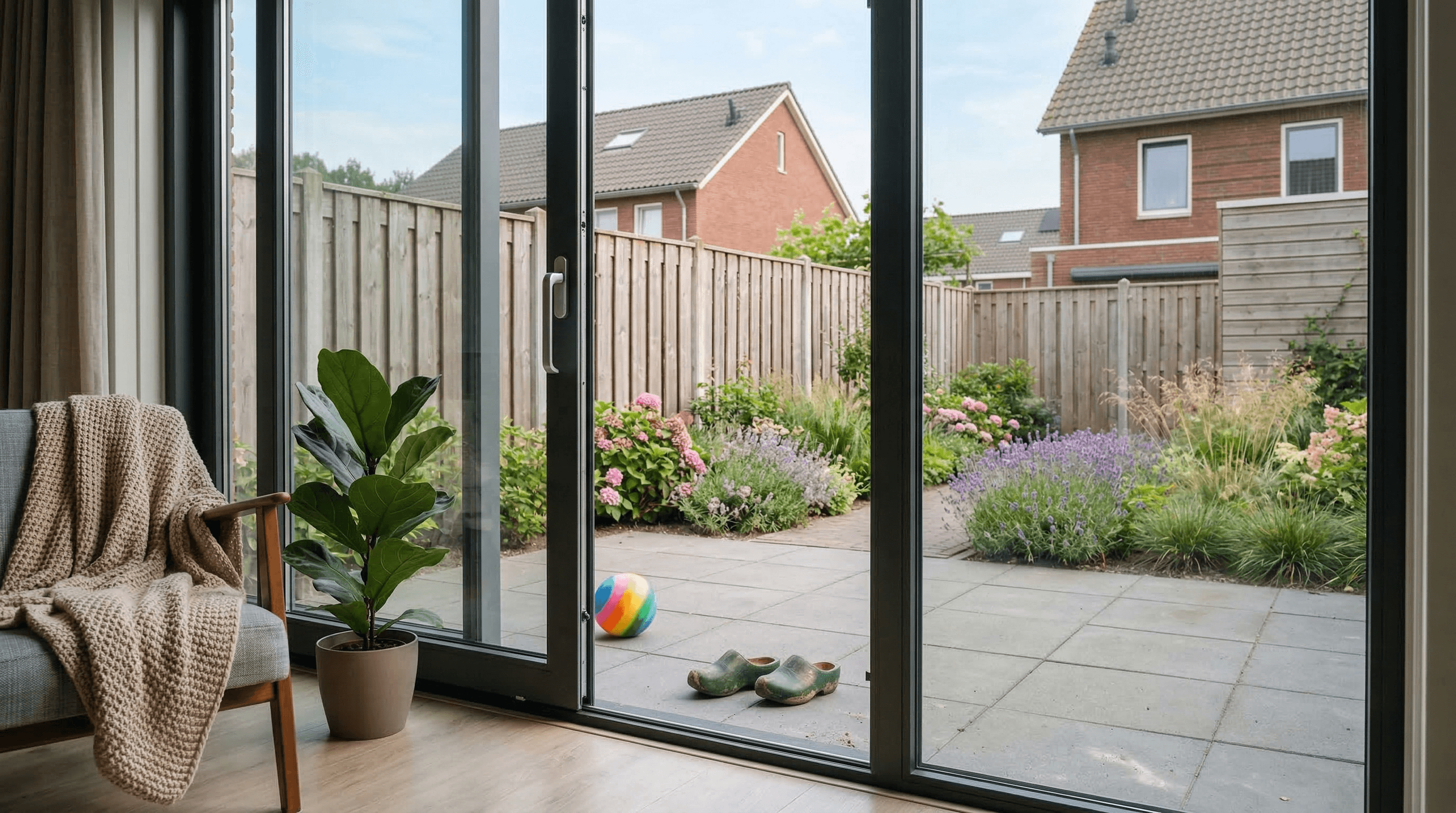 Aluminium Standaard achterpui — 2-delig