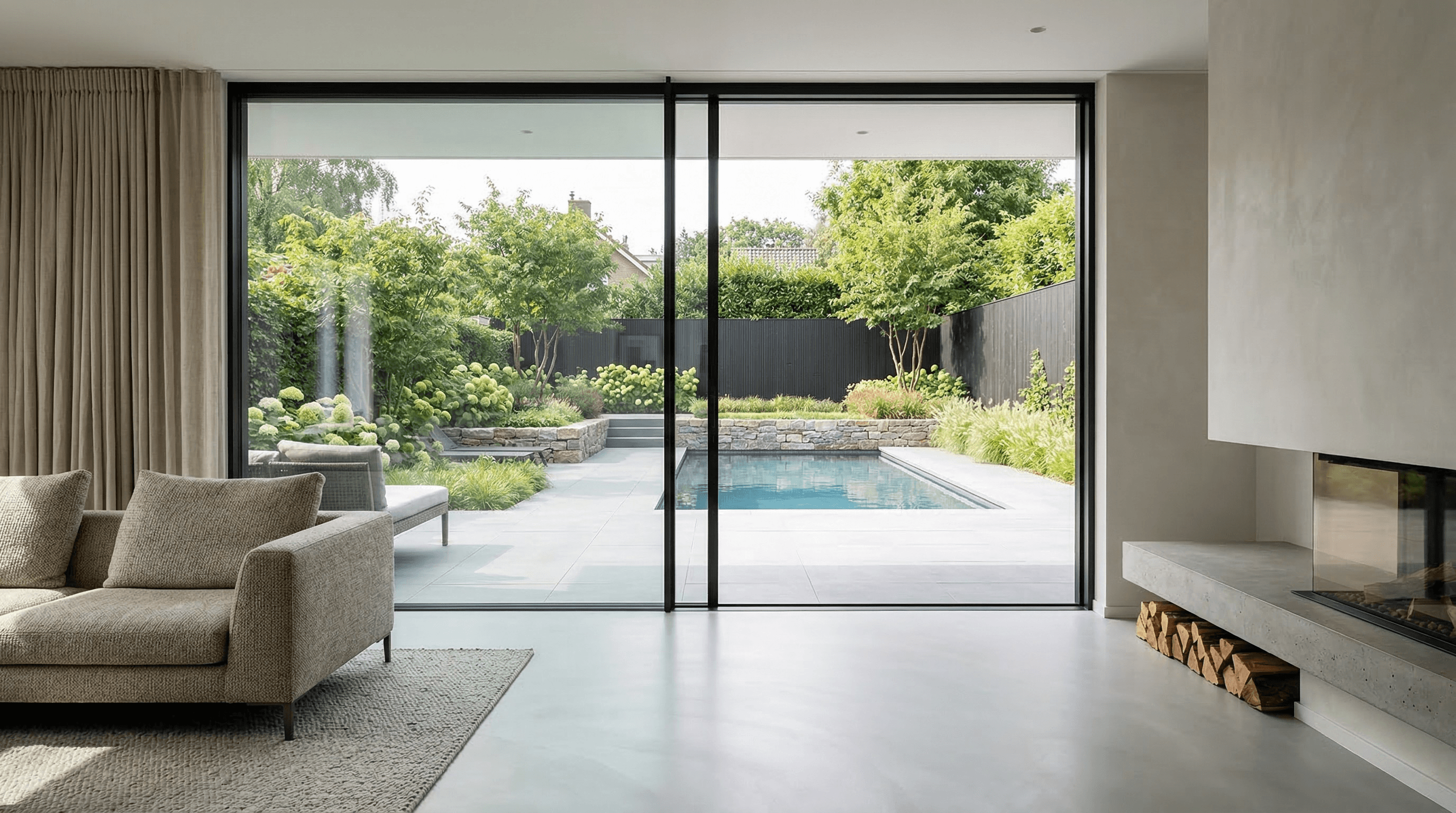 Aluminium Balkon of serre — 2-delig