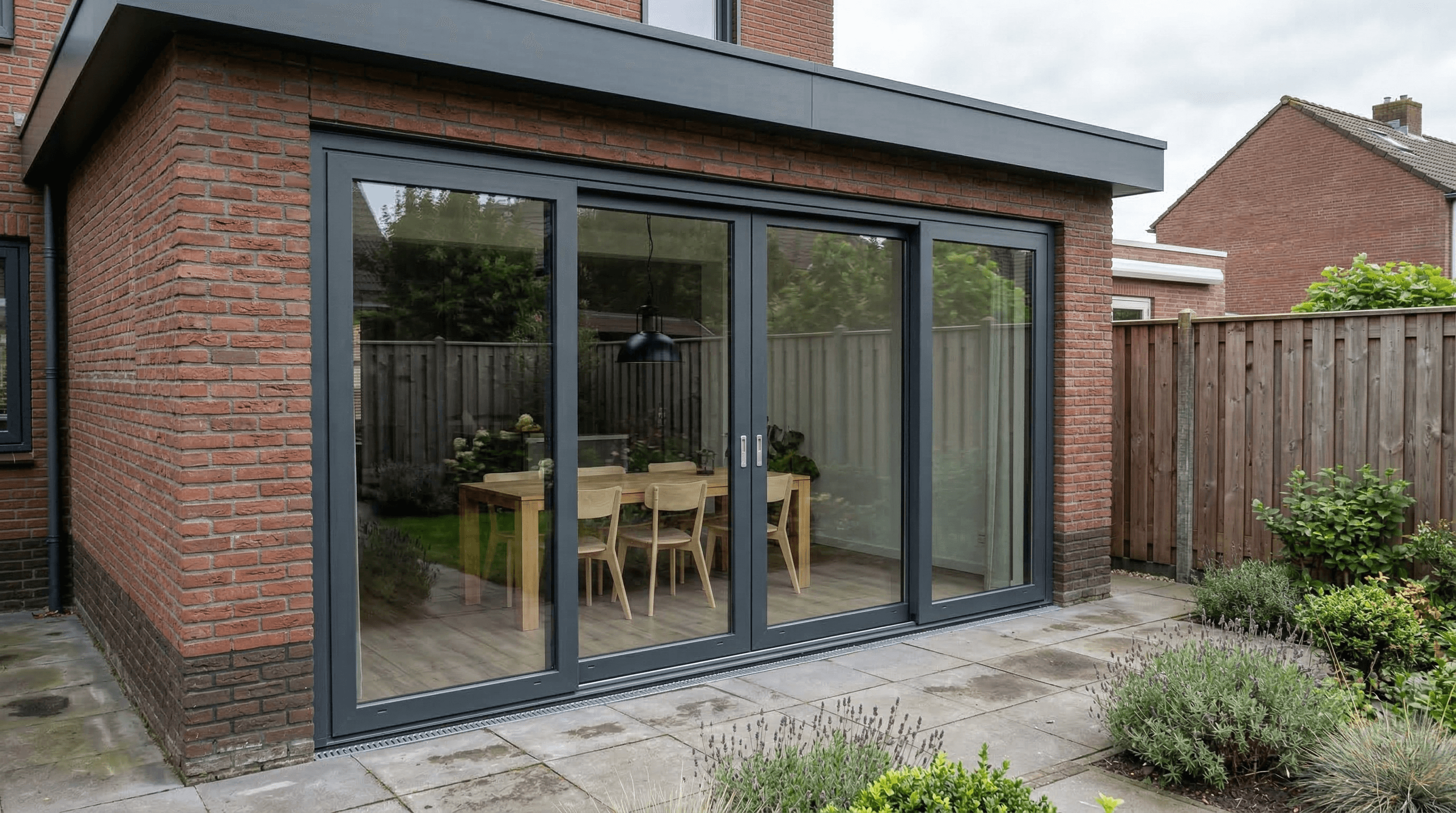 Aluminium Veranda of overkapping — 4-delig